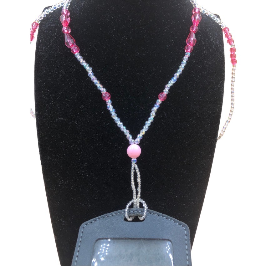 Dây Đeo Thẻ / Bảng Tên Kết Hạt Cườm Handmade - Nhiều Màu Đẹp, Sáng Tạo Và Cá Tính