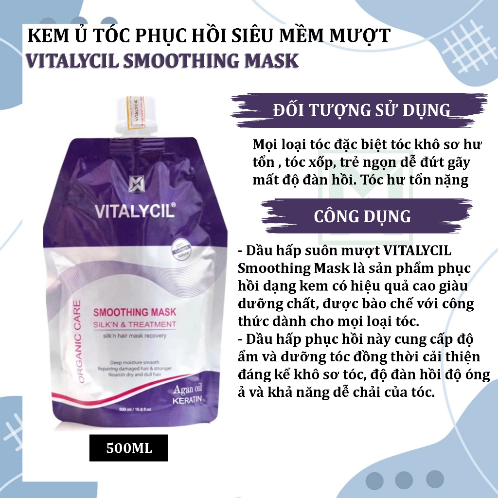 Ảnh Kem ủ tóc phục hồi siêu mượt Collagen Karseell - Vitalycil 500ML, tóc đẹp chuẩn salon ngay tại nhà 3