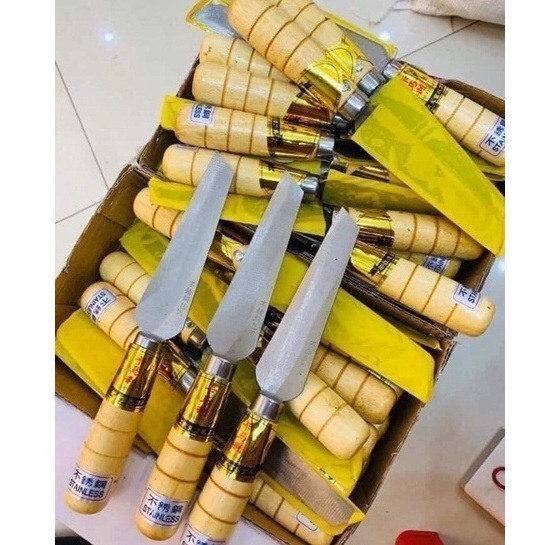 (COMBO 5) Dao Gọt Hoa Quả Cắt Trái Cây Hàng Nội Địa , Siêu Sắc Bén, Thép Không Gỉ, Tay Cầm Cán Gỗ Cầm Chắc Tay
