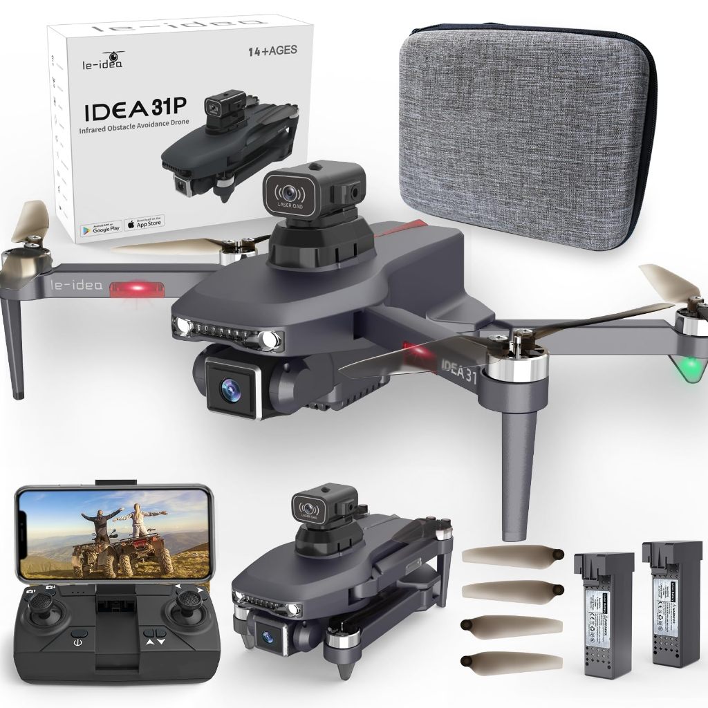 Flycam IDEA31P hãng le-idea 2 Camera 4K ( Amazon Mỹ)máy bay không người ...