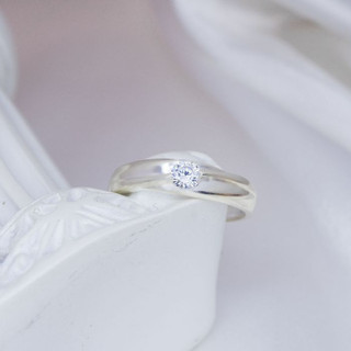 Nhẫn bạc nam nữ LAMY Wedding Ring of Lifelong Love 8087 - Nhẫn bạc ta nam nữ