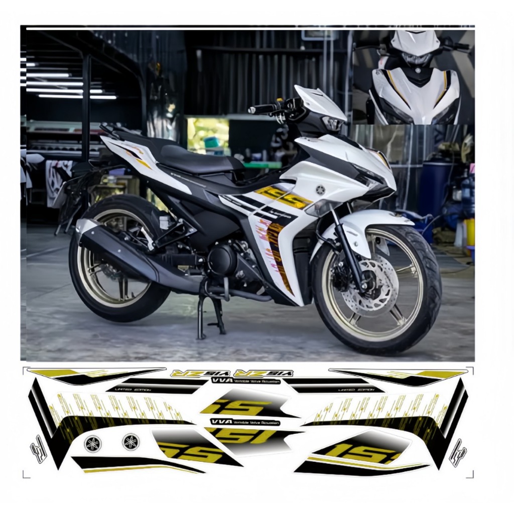Tem rời EXCITER 155 V2, cao cấp, chất liệu in 3 lớp PPF, chống nước, không phai màu.