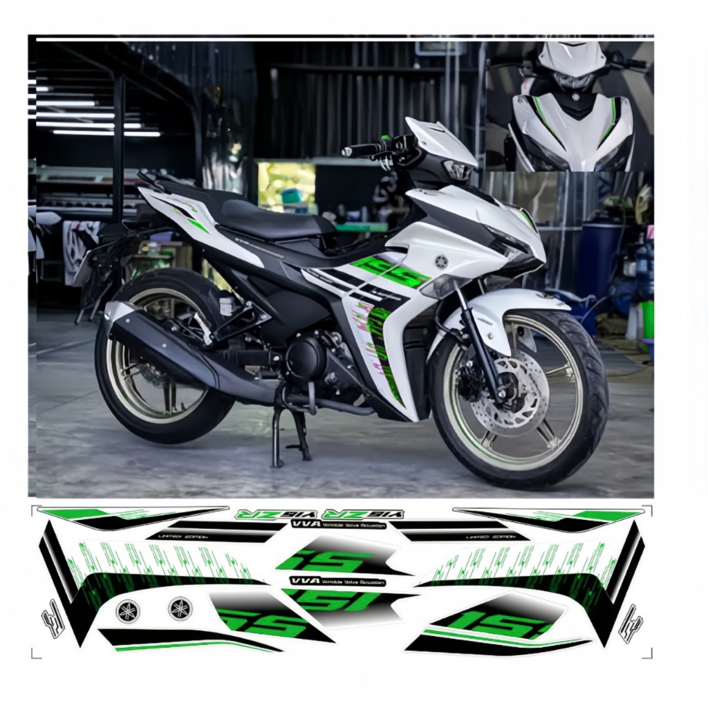Tem rời EXCITER 155 V2, cao cấp, chất liệu in 3 lớp PPF, chống nước, không phai màu.