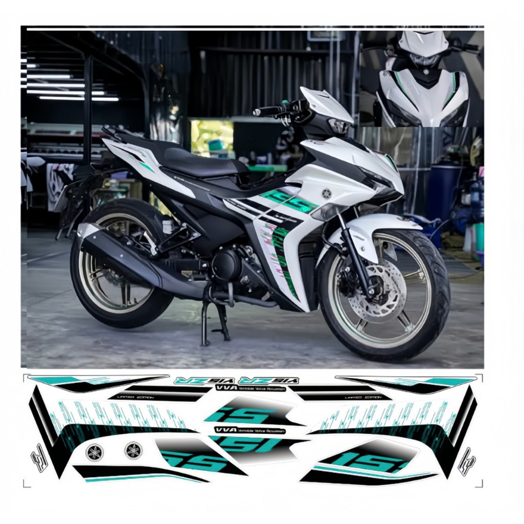 Tem rời EXCITER 155 V2, cao cấp, chất liệu in 3 lớp PPF, chống nước, không phai màu.