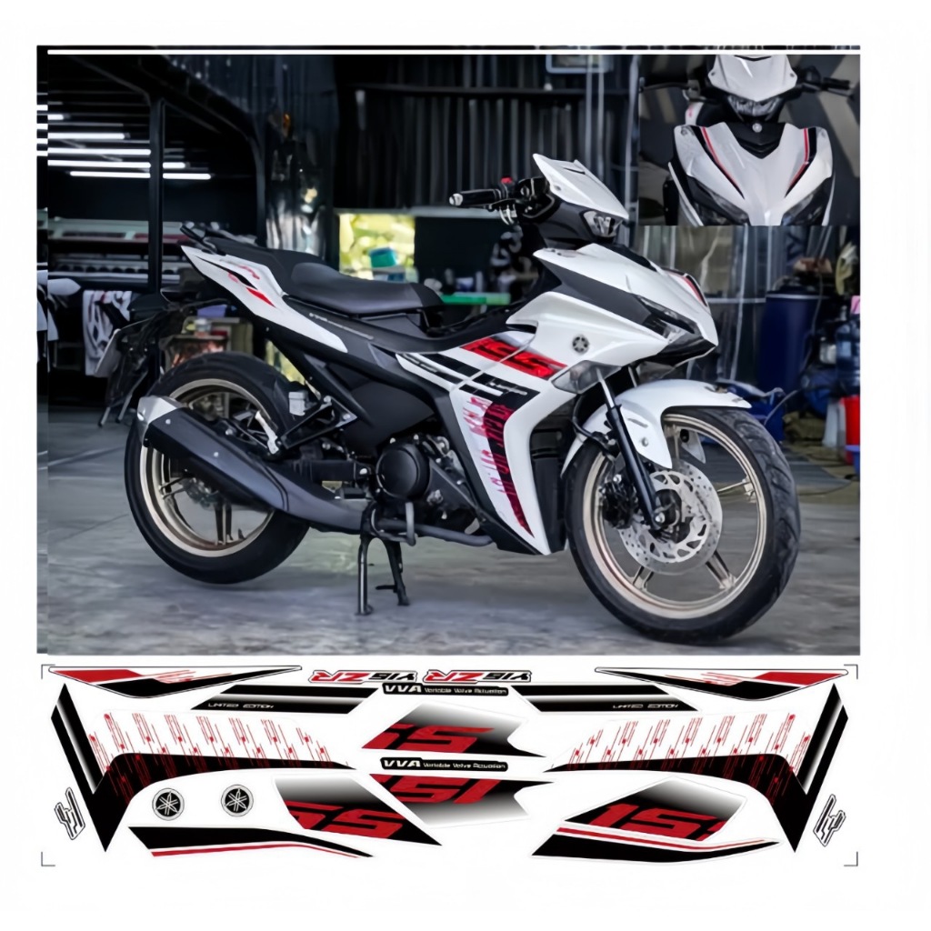 Tem rời EXCITER 155 V2, cao cấp, chất liệu in 3 lớp PPF, chống nước, không phai màu.