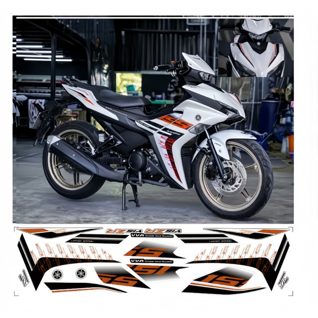 Tem rời EXCITER 155 V2, cao cấp, chất liệu in 3 lớp PPF, chống nước, không phai màu.