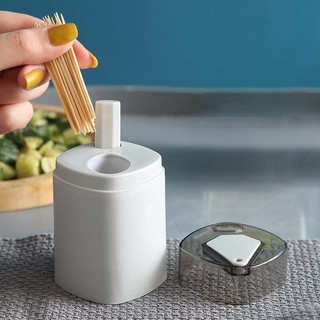 [COMBO 10]Hộp Lọ Đựng Tăm Xỉa Răng Tự Động Bộ Đồ Bàn Ăn Thông Minh - Hũ Tăm Nhấn Nút Lấy Tăm Tiện Lợi