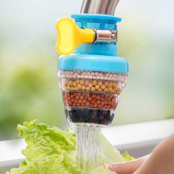 Đầu Vòi Lọc Nước Trực Tiếp Tại Vòi 6 Tầng Thế Hệ Mới Lọc Cặn Bẩn Vỉ Khuẩn 360 Độ Tiện Lợi Sử Dụng Dễ Dàng