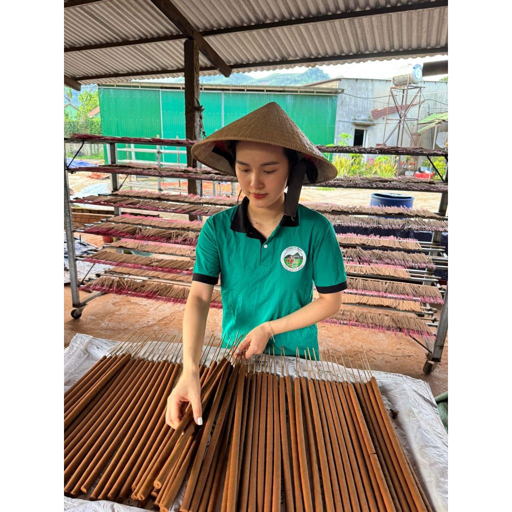 Ảnh Nhang Sào Quế 58cm - Hương Quế Trà Bồng Quảng Ngãi 500gram 1