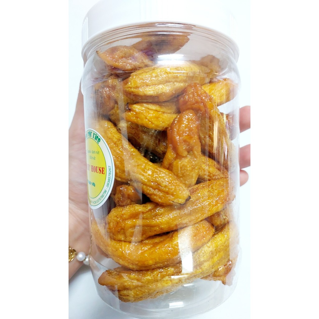 500G CHUỐI SẤY DẺO NGUYÊN TRÁI ĐÀ LẠT