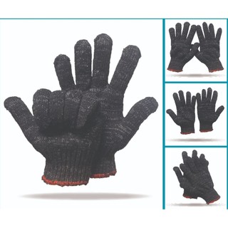 10 ĐÔI- găng tay bảo hộ sợi muối tiêu -set 10 đôi