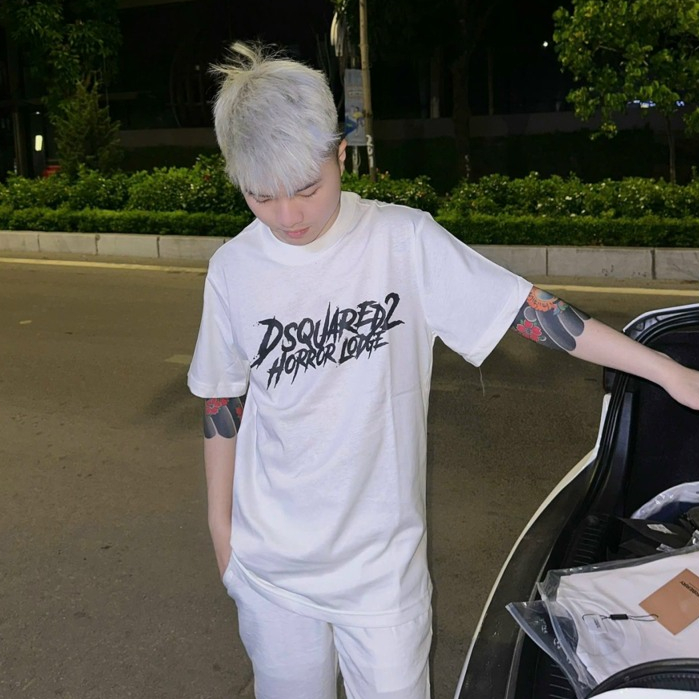 Áo Phông Dsquared2 In Chữ Đơn Giản Chất Liệu Cotton - Áo Phông Nam Phong Cách Năng Động Hot Trend New 2024