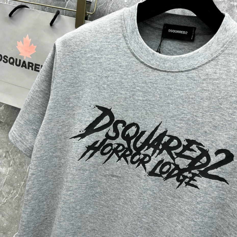 Áo Phông Dsquared2 In Chữ Đơn Giản Chất Liệu Cotton - Áo Phông Nam Phong Cách Năng Động Hot Trend New 2024