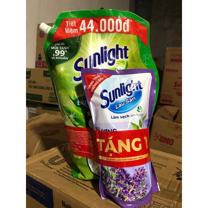 nước rửa chén sunlight túi 3,3kg