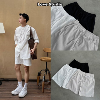 Quần Đùi Nam ngắn, Quần Short Chất Đũi Nam Cao Cấp Cạp Chun Thoáng Mát Form Chuẩn Phong Cách Basic Hotshop