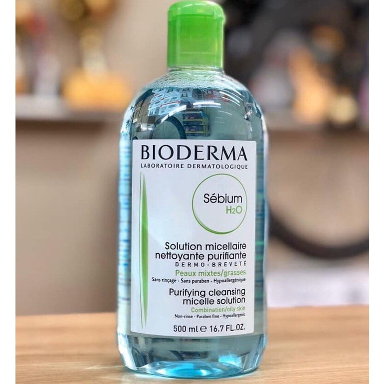 Nước Tẩy Trang Bioderma Crealine H2O 500ml ,Tẩy Trang Bio Quốc Dân Dành Cho Mọi Loại Da