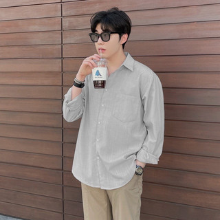 Áo Sơ Mi Nam Đũi Vải LINEN Cổ Đức Dài Tay, Áo Phân Khúc Chất Lượng Cao Cấp, Phong Thái Hàn Quốc Oxford Premium Hotshop