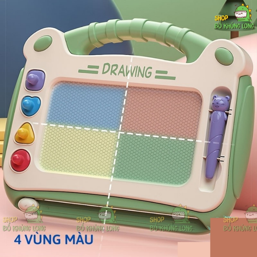 Bảng Vẽ Tự Xóa Cho Bé Thông Minh Có Chân Bàn Bảng Từ Tính Tập Viết Tập Vẽ Cho Bé Đồ Chơi Bé Trai - BỐ KHỦNG LONG