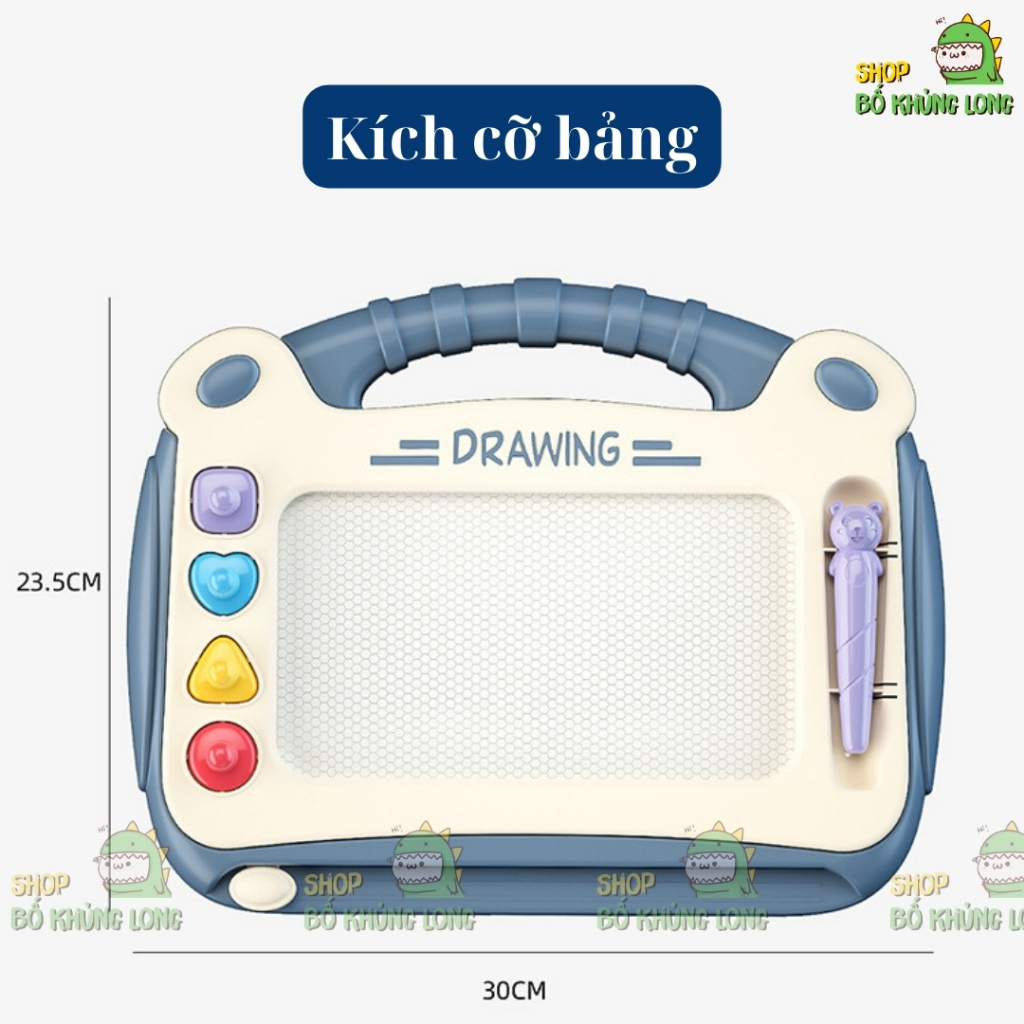 Bảng Vẽ Tự Xóa Cho Bé Thông Minh Có Chân Bàn Bảng Từ Tính Tập Viết Tập Vẽ Cho Bé Đồ Chơi Bé Trai - BỐ KHỦNG LONG