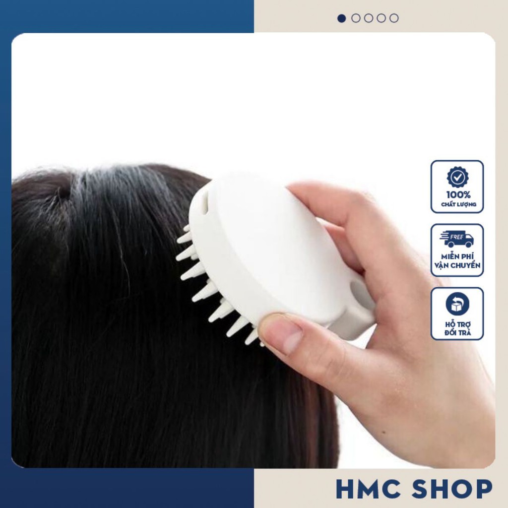 Lược gội đầu kích thích mọc tóc, lược mát xa da đầu Bàn chải massage đầu