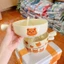 bát sứ gấu tay cầm kèm thìa