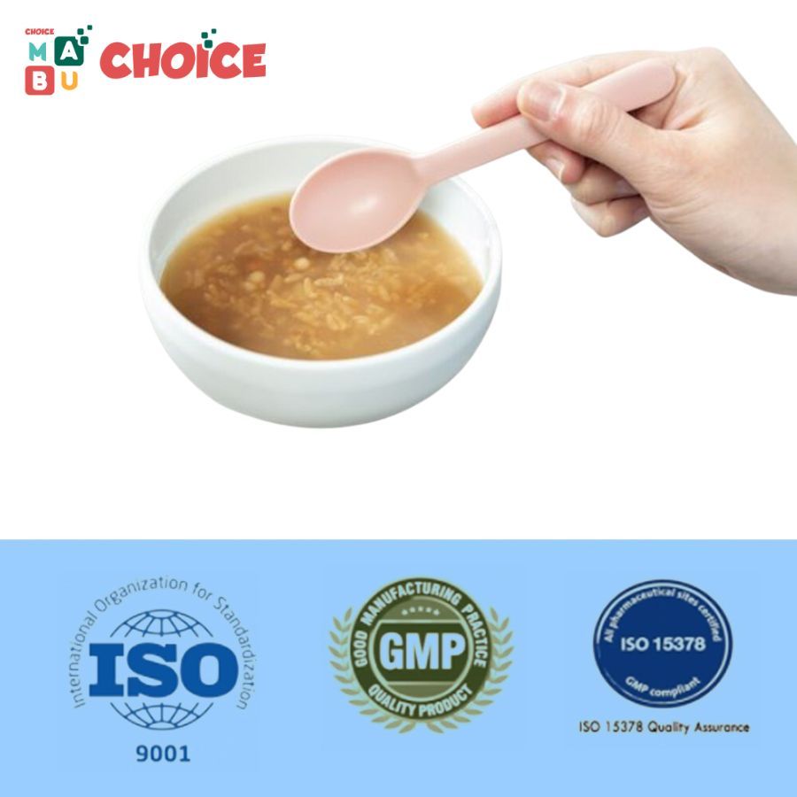 Ảnh Thìa ăn dặm cho bé inochi cho trẻ nhỏ tự ăn thông minh loại dài Amori nhựa nguyên sinh cao cấp 1