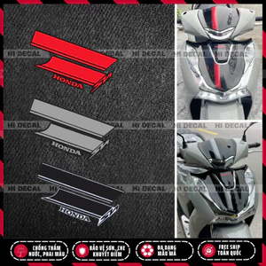 Tem ốp đồng hồ tốc độ xe SH (tem mão), tem dán mặt trước xe, tem trang trí chống thấm nước, chống phai màu