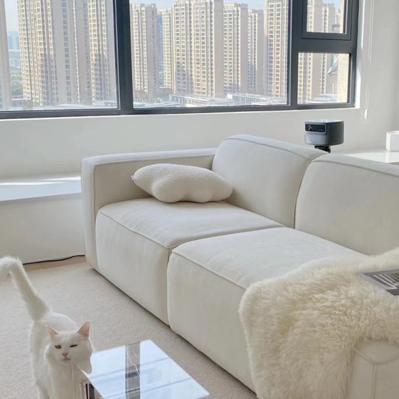 ghế sofa vuông NHU Y DECOR sofa tay 1 bên làm theo yêu cầu  kích thước 1m8 2m 2m4 đa dạng chất liệu