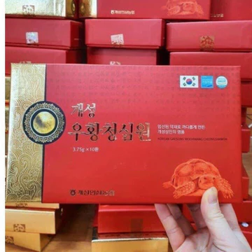 An Cung Ngưu Hoàng Hoàn Hàn Quốc Nonghyup Hộp Giấy Đỏ 10 Viên, Phòng Ngừa Đột Quỵ Và Tai Biến