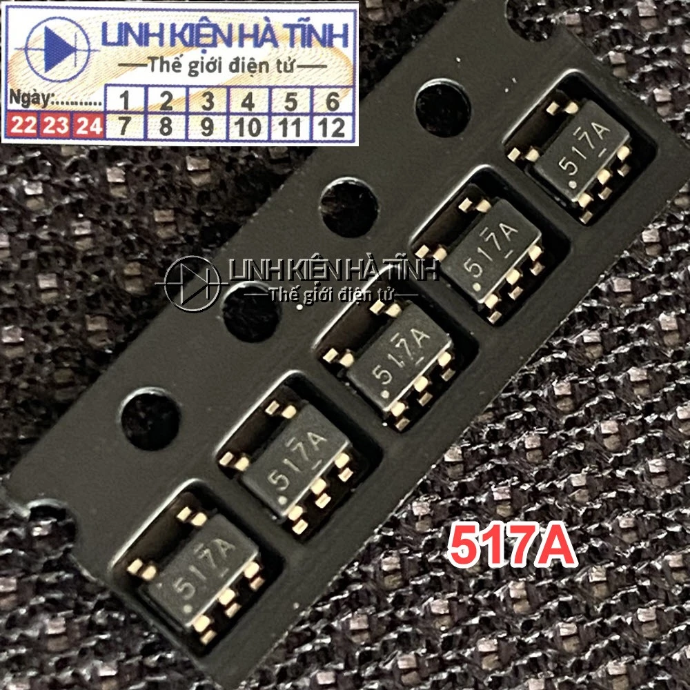 IC Driver Điều Hòa TOSHIBA 517 517A SOT-23-5 nhập khẩu Mới