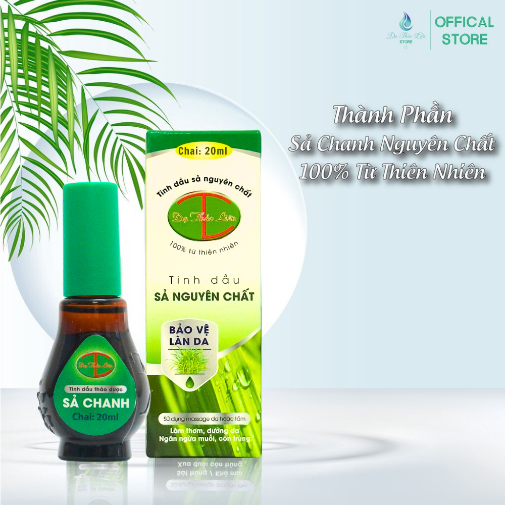 Ảnh Tinh Dầu Sả Nguyên Chất Dạ Thảo Liên 20ML. 100% thảo dược quý từ thiên nhiên 2