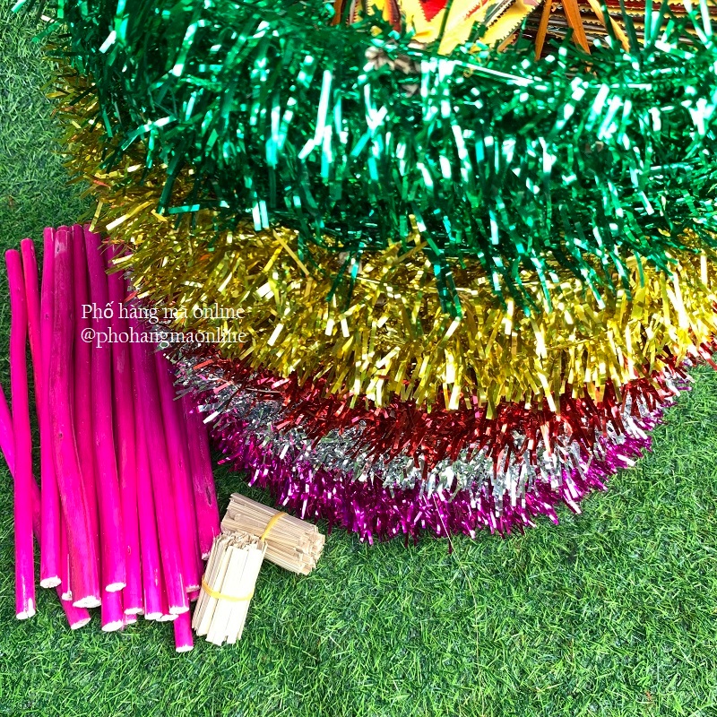 Combo sỉ 50 đèn ông sao 25, 40, 50cm giấy bóng kính các màu đẹp cho TRUNG THU