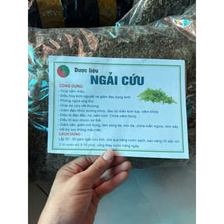 1kg Ngải Cứu nhung cành lá [ sấy khô sạch ] LOẠI 1