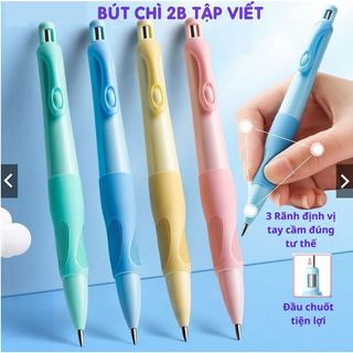 Bút Chì Cá Heo Tập Viết - Bút Chì Bấm 2B Giúp Bé Cầm Bút Đúng Tư Thế Viết Lâu Không Đau, Không Mỏi Tay