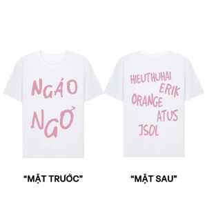 Áo thun OVERSIZE/BABYTEE form rộng nam nữ in hình NGÁO NGƠ HOTTREND chất Cotton 2c oa6171