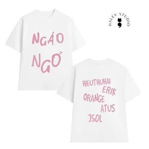 Áo thun OVERSIZE/BABYTEE form rộng nam nữ in hình NGÁO NGƠ HOTTREND chất Cotton 2c
