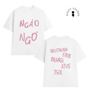 Áo thun OVERSIZE/BABYTEE form rộng nam nữ in hình NGÁO NGƠ HOTTREND chất Cotton 2c
