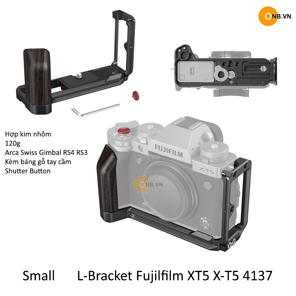 Small -Rig L-Plate Fujifilm XT5 X-T5 4137 | Shopee Việt Nam