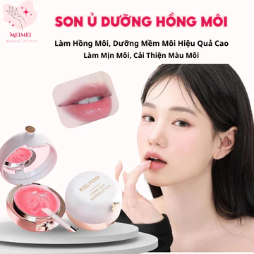 Dưỡng Môi , Mặt Nạ Ủ Dưỡng Môi Kiss Pony Dưỡng Ẩm Làm Mềm, Giảm Thâm Môi, Giúp Môi Căng Mọng,Đều Màu
