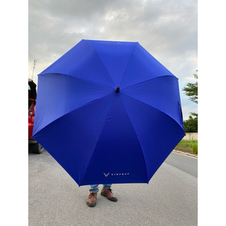 Ô dù golf Vinfast, Màu xanh blue thương hiệu, in logo Vinfast rộng 130cm, chắc chắn bền đẹp