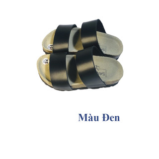 Dép Trẻ Em Dép quai ngang đế trấu cho bé mã STK04, dép da bò cao cấp, tốt cho sức khỏe bé, BH 6 tháng