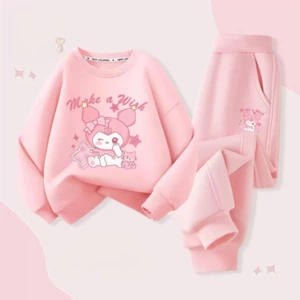 Bộ thu Đông bé gái chất da cá dày dặn ấm áp sz 14- 42 kg quần áo bé cấp 1. 2 gái mùa Đông