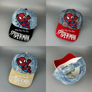 [ 3-8 TUỔI ] NÓN KẾT SPIDER MAN CHO BÉ TRAI - MŨ LƯỠI TRAI SIÊU NHÂN NHỆN TRẺ EM