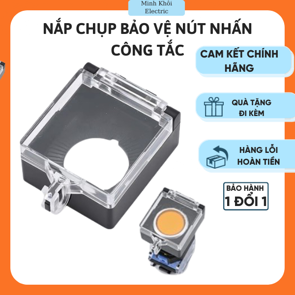 Nắp chụp Mica trong suốt bảo vệ nút ấn báo cháy có còi hú chống bấm nhầm STI STI-1100-MICA