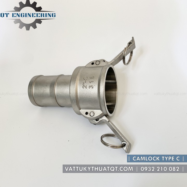 Khớp nối nhanh Camlock INOX 304 | Kiểu C DN40- DN100