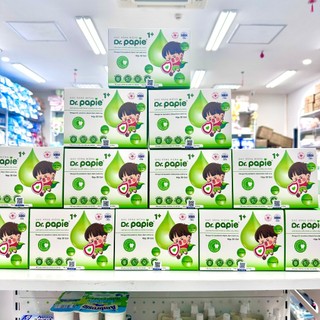 Gạc Răng Miệng Dr. Papie Cho Bé Từ 1y - Làm Sạch Răng, Lưỡi, Nướu, Phòng Chống Sâu Răng | 30Gói/Hộp
