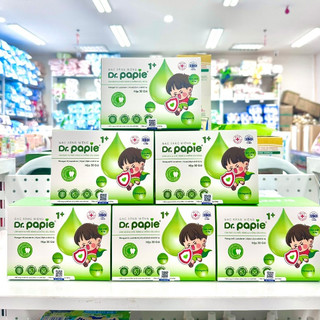 Gạc Răng Miệng Dr. Papie Cho Bé Từ 1y - Làm Sạch Răng, Lưỡi, Nướu, Phòng Chống Sâu Răng | 30Gói/Hộp