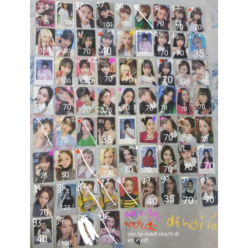 [IVE]CARD IVE HÀNG CHÍNH HÃNG ĐỦ ĐỢT (Dưới 125k) | Shopee Việt Nam