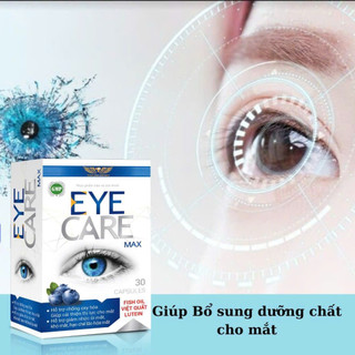 Viên uống bổ mắt Eye Care Max giúp cải thiện thị lực cho mắt, hỗ trợ giảm nhức, mỏi mắt khô mắt, hạn chế lão hóa mắt