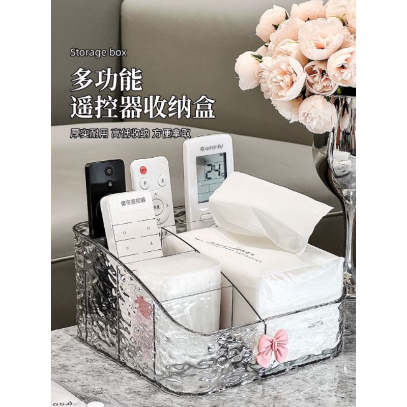 kệ để mỹ phẩm để bàn kèm nơ